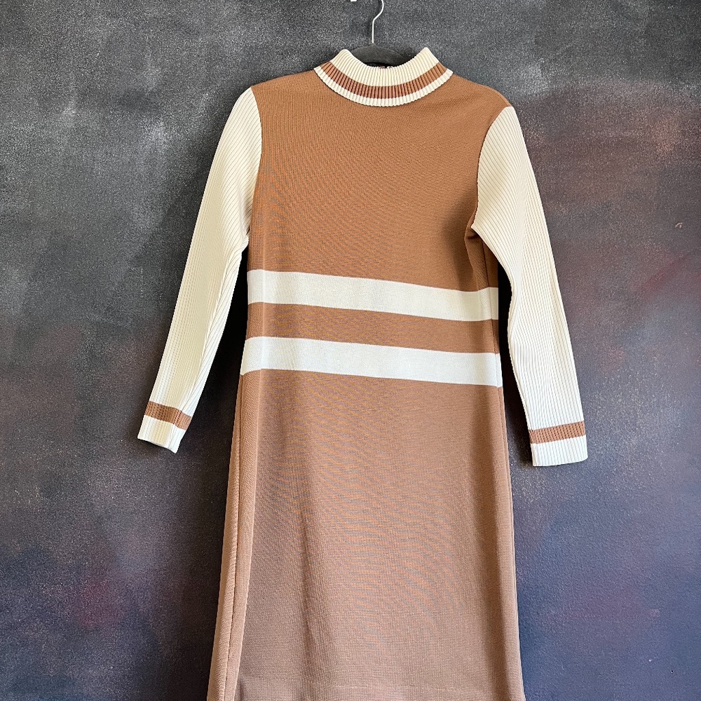 1965-1976 Vintage Barnsville Park Suite Longe Sleeve Dress